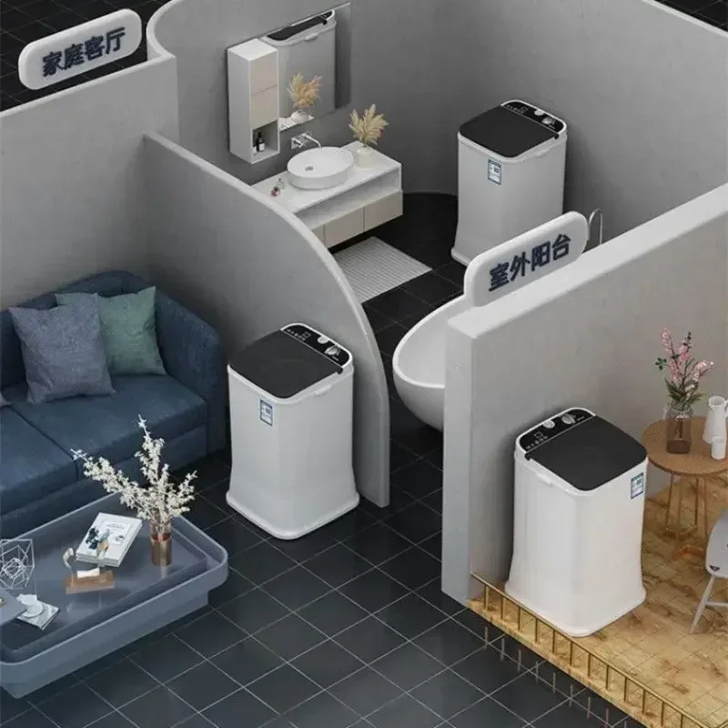 household   small  Washing machine semi-automatic mini baby children dormitory rental washing and drying integrated