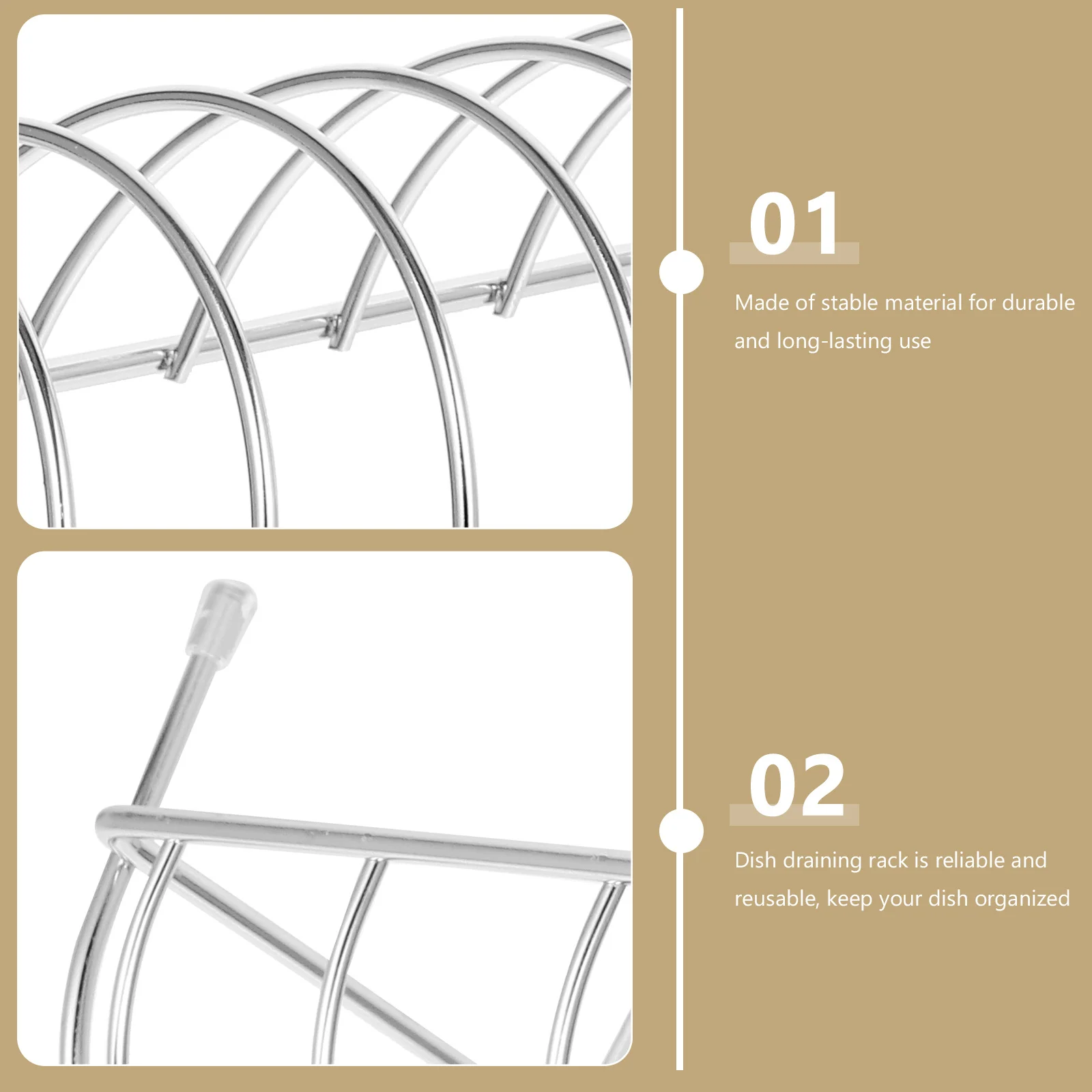 

Dish Draining Rack With Drainage Design Compact Kitchen Countertop Organizer For Plates Tableware Drying Rack Storage
