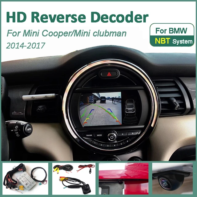 Car Reversing camera Interface Box For BMW MINI F55 F56 F57 Cooper Clubman  NBT rear camera interface Adaptor Backup camera - AliExpress