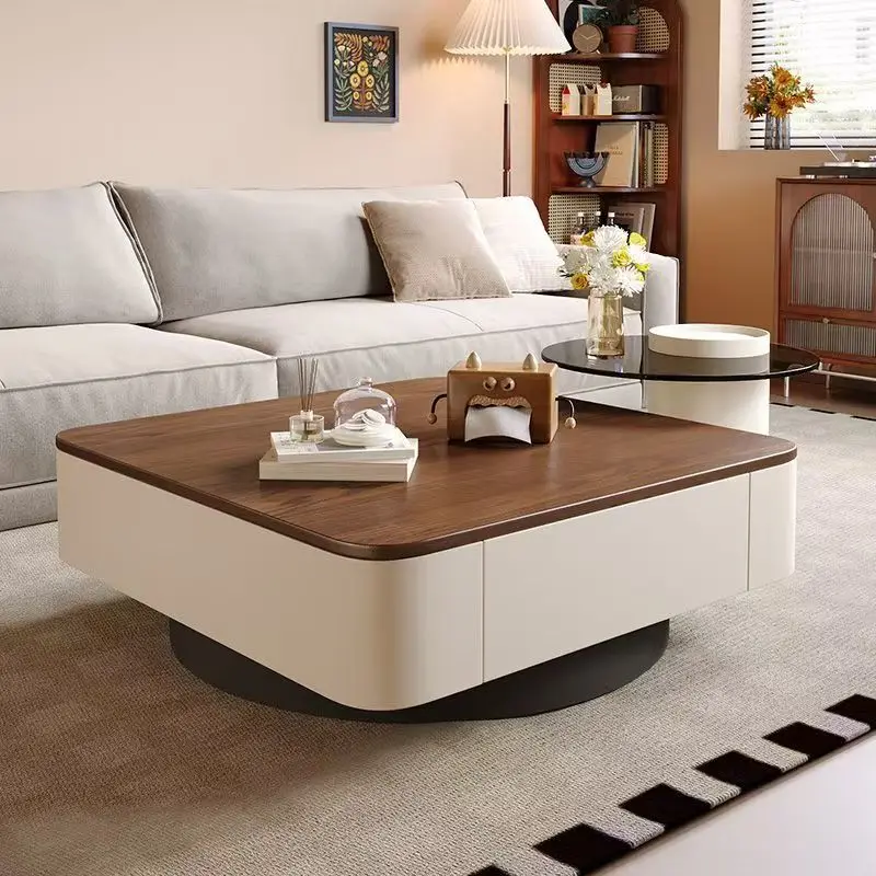 Side Table Coffee Table Square Sintered Stone Modern Minimalist Luxury Black Living Room Side Table Home Furniture Living Room