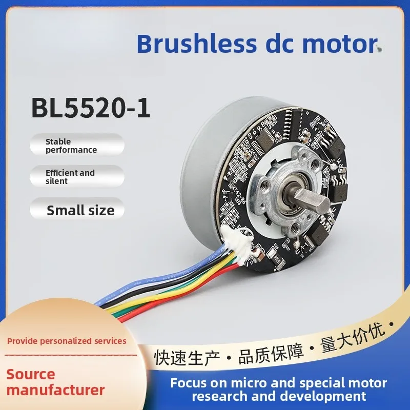 BL5520-1 12V DC Brushless Gear Motor Micro Permanent Magnet Motor Home Appliance Range Extender Low Noise High Torque