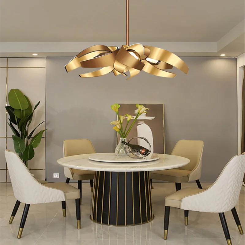 Modern creative LED restaurant pendant light Nordic designer living room bedroom light kitchen luxury hanging pendant light