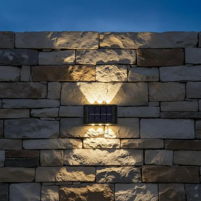 Wall-mounted Solar-powered LED Light Waterproof Garden Decorative Atmosphere Light Not Requiring Electricity From The House