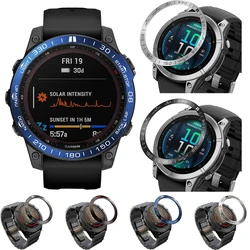 Stainless Steel Watch Bumper Cover For Garmin Fenix 8 47/51mm 7 7X 7S Epix Pro Bezel Ring Anti Scratch Metal Cover Protective
