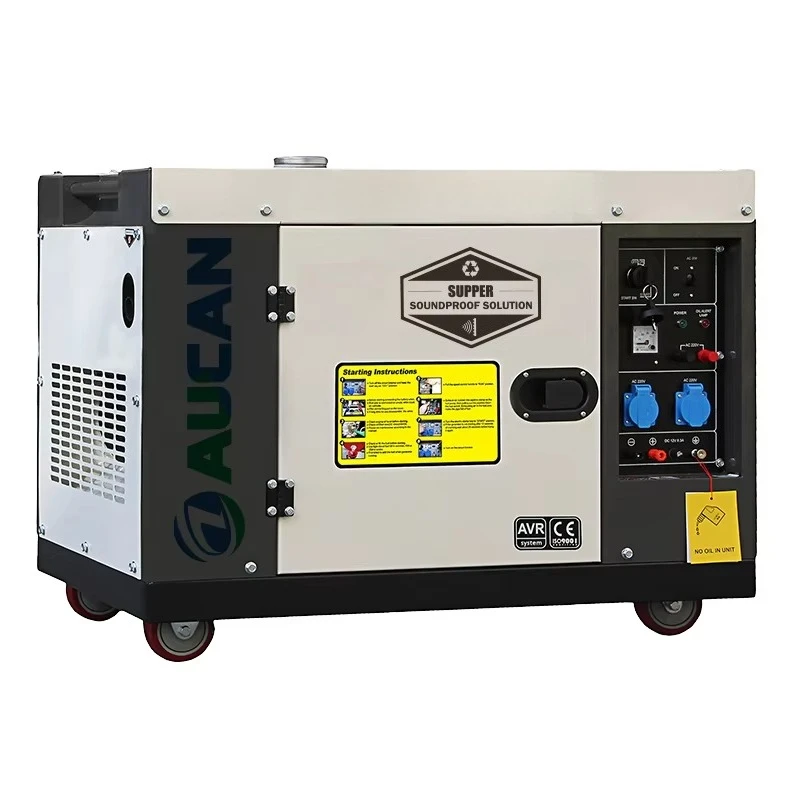 

Brand New Silent Portable Diesel Generator 50hz/60hz air Cooled 3000rpm/3600rpm Generator for Sale