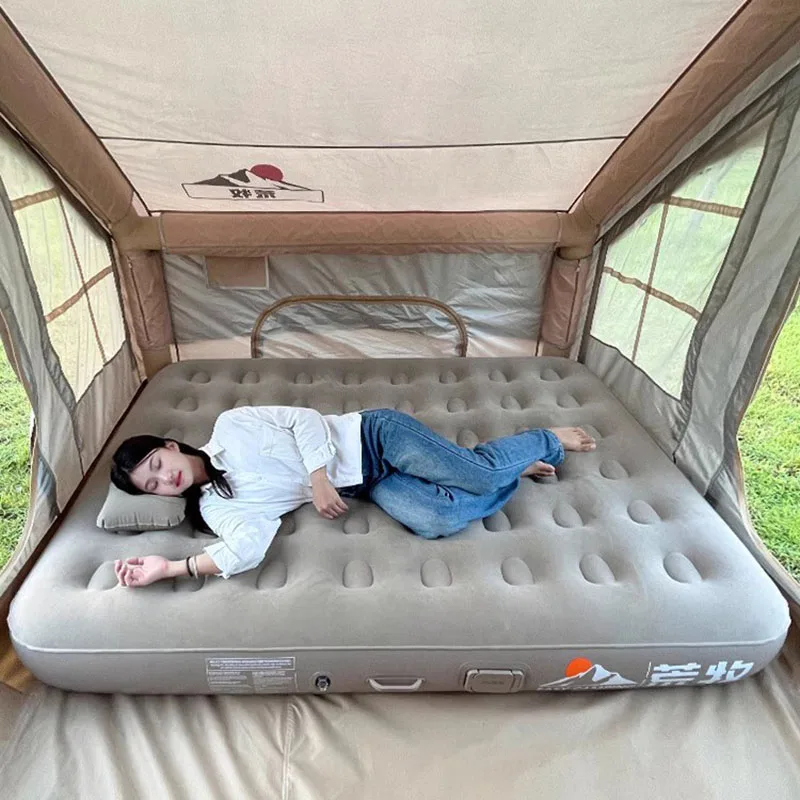 Quick Pump Inflatable Air Mattress for Tent Camping Outdoor Portable Automatic Airbed for Home Floor Sleeping Pad
