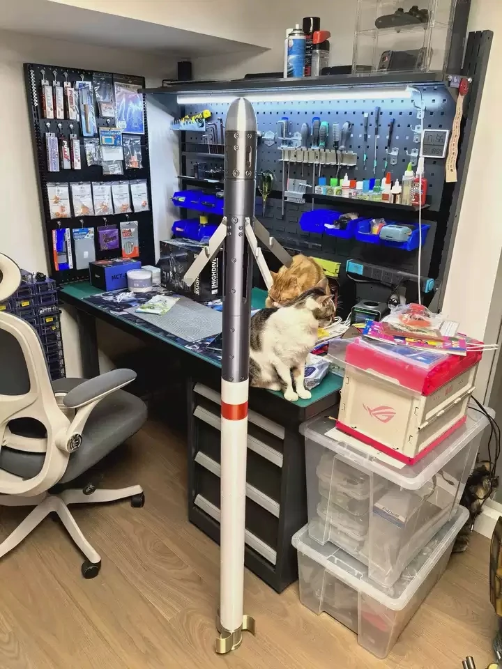 1/1 190CM 3D Printed US APKWS II Rocket Model Precision Heat-Seeking Display Decor, Military Collectible Gift & Educational Prop