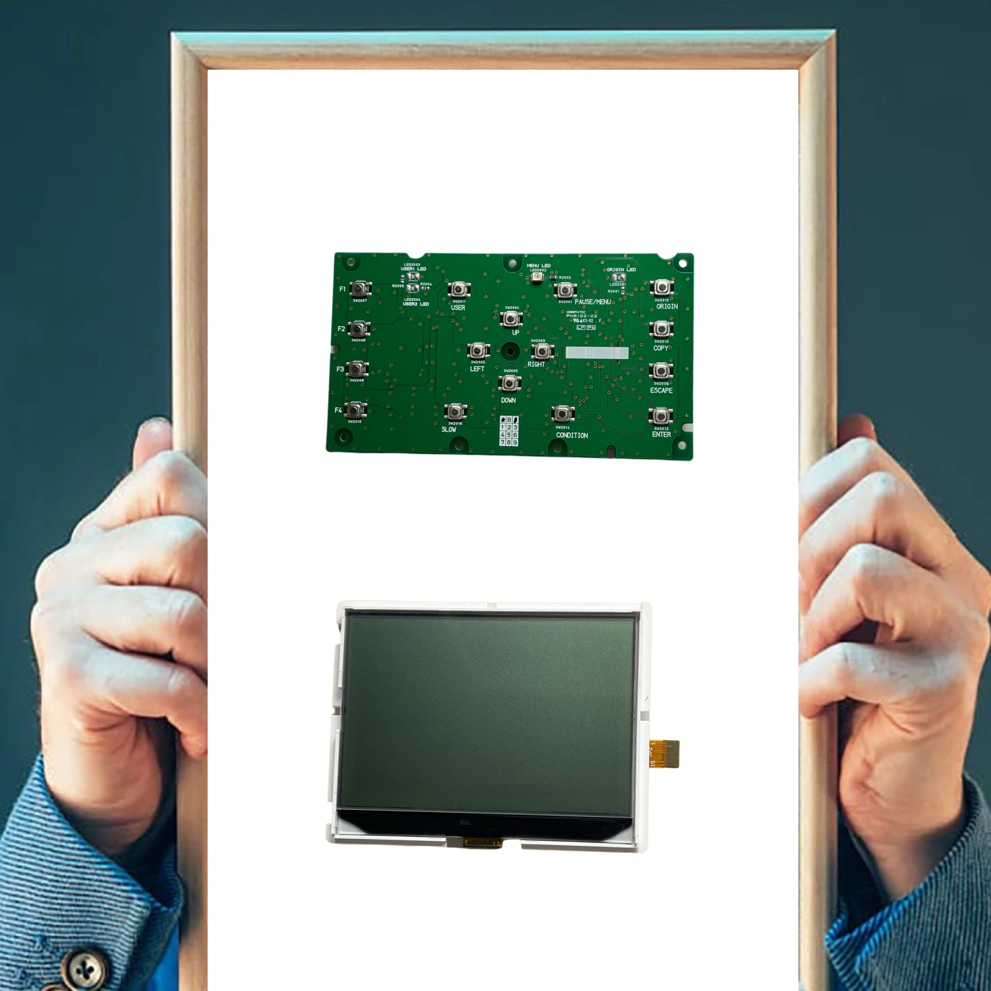 Graphtec cutting plotter FCX2000 FCX4000 Control Panel Board and LCD