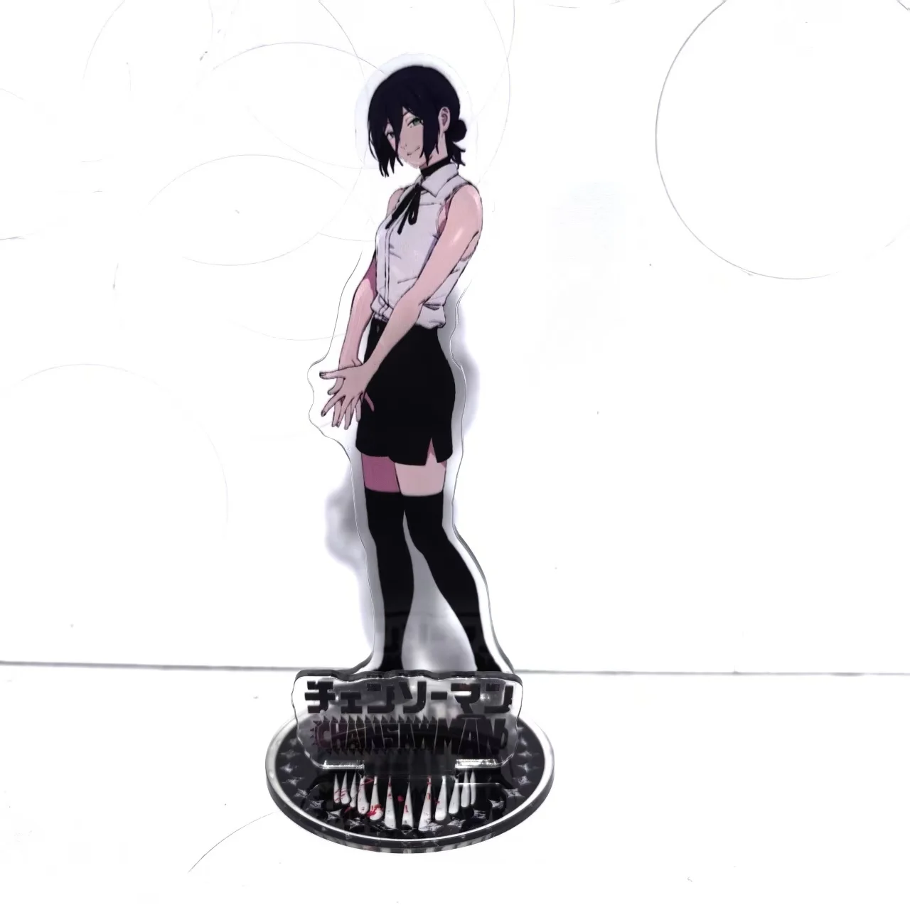 Anime 15 cm Kettensäge Mann Acryl Ständer Makima Power Cosplay Modell Platte Nette Sammlung Tasche Fans Geschenke Pochita 10 cm