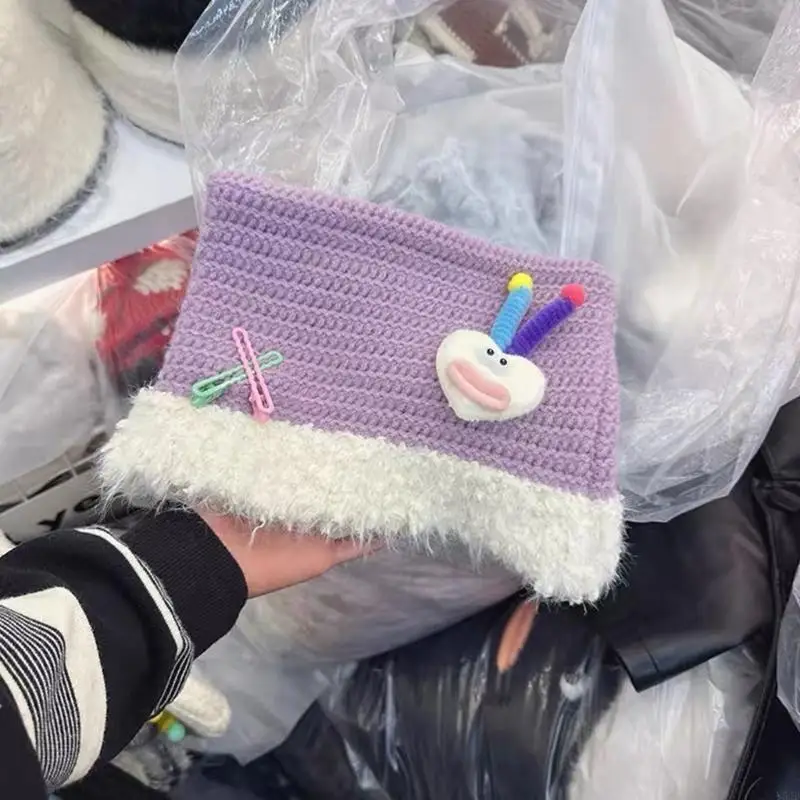 y5jd y2k المراهقون متماسكون في الأذن القبعة قبعة أذن مقاومة للرياح في الهواء الطلق حماية القبعة للفتيات