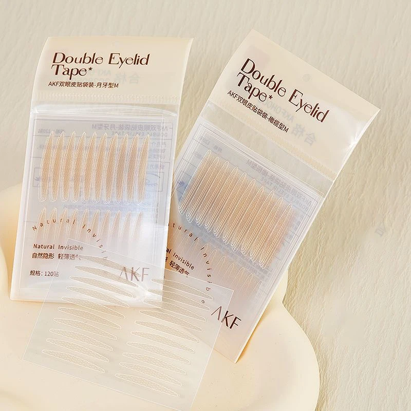 Natural Invisible Double Eyelid Tape Stickers Fiber Instant Eyelid Lift Paste Long Lasting Bigger Eyes Beauty Tool