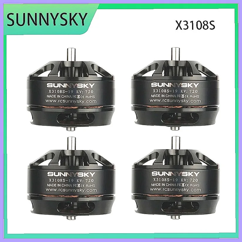 Sunnysky X3108S 900KV 720KV Brushless Motor, 325W High Efficiency Outrunner for Quadcopter Drone FPV