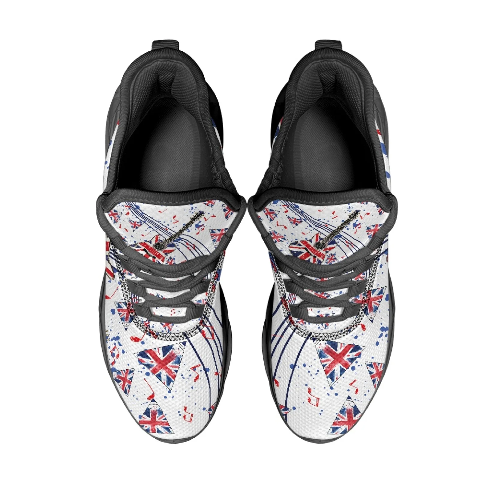 PENSTROLL Music Notes Wear-Resistant Men’s Blade Sneakers Athletic Shoes for Work Comfortable Men's Running Shoes