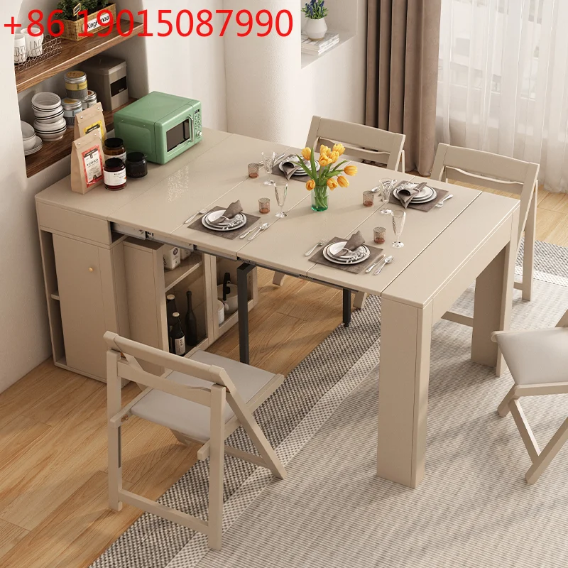 Modern Save Place Multi-functional Storage Wooden bar Table Modern Luxury bar Cabinets Furniture Dining Table Livingroom