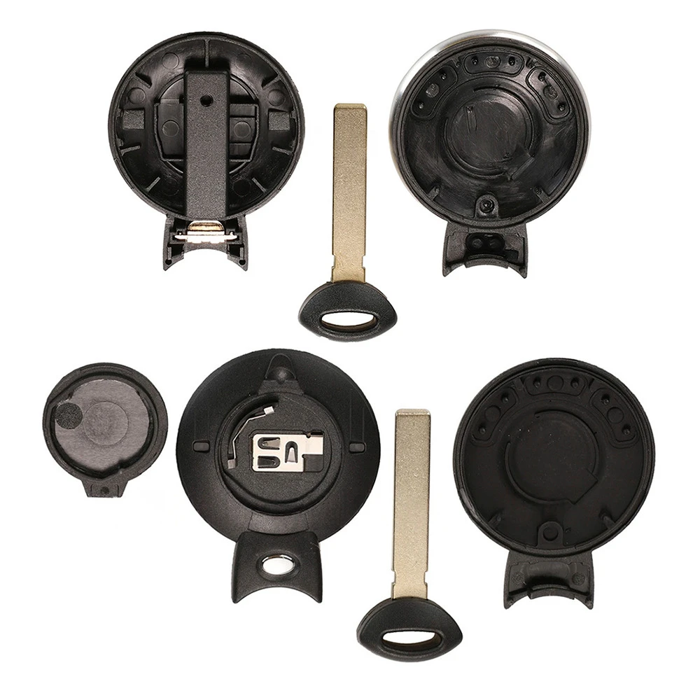 1pc ABS+Metal Car Key Shell 3 Buttons for BMW Mini Cooper R56 R57 R58 Cabrio R60 R61 Remote Control Shell Replacement