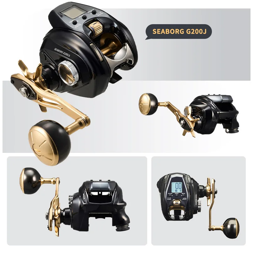【Mais vendido】DAIWA 100 milhões de watts importado Seaborg roda de contagem elétrica grande mar profundo barco carretel de pesca guincho elétrico Wh