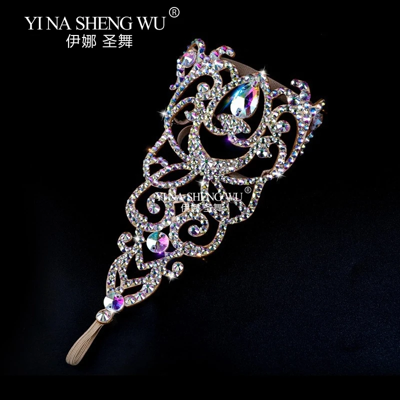 جديد الرقص الشرقي القدم الدائري اليدوية الساخن الماس مرحلة الأداء الملحقات المنافسة أداء القدم الملحقات #3