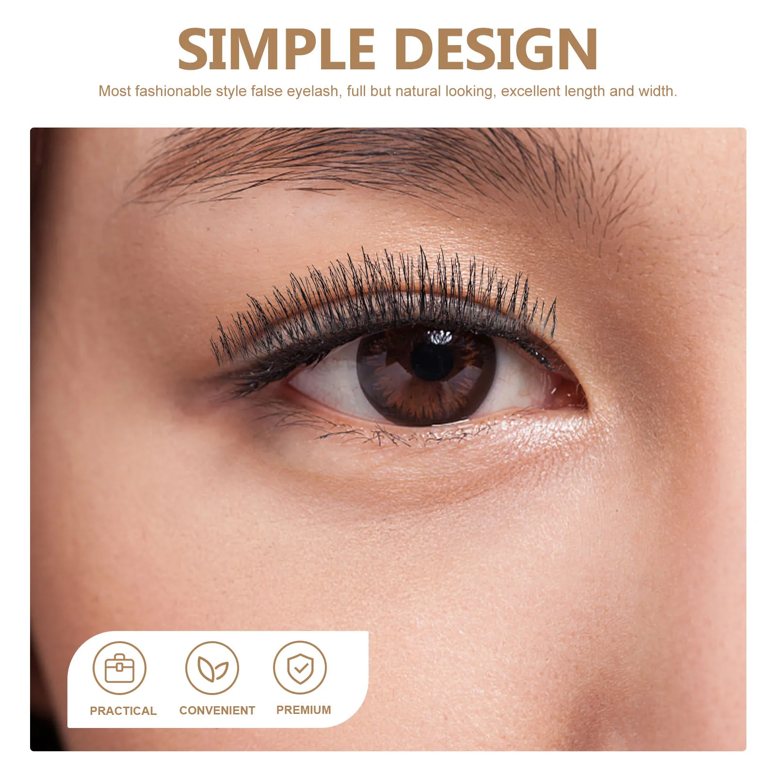 Pestañas postizas largas, extensión de pestañas completas naturales para fiesta, boda, uso diario, herramientas de maquillaje, pestañas postizas ligeras