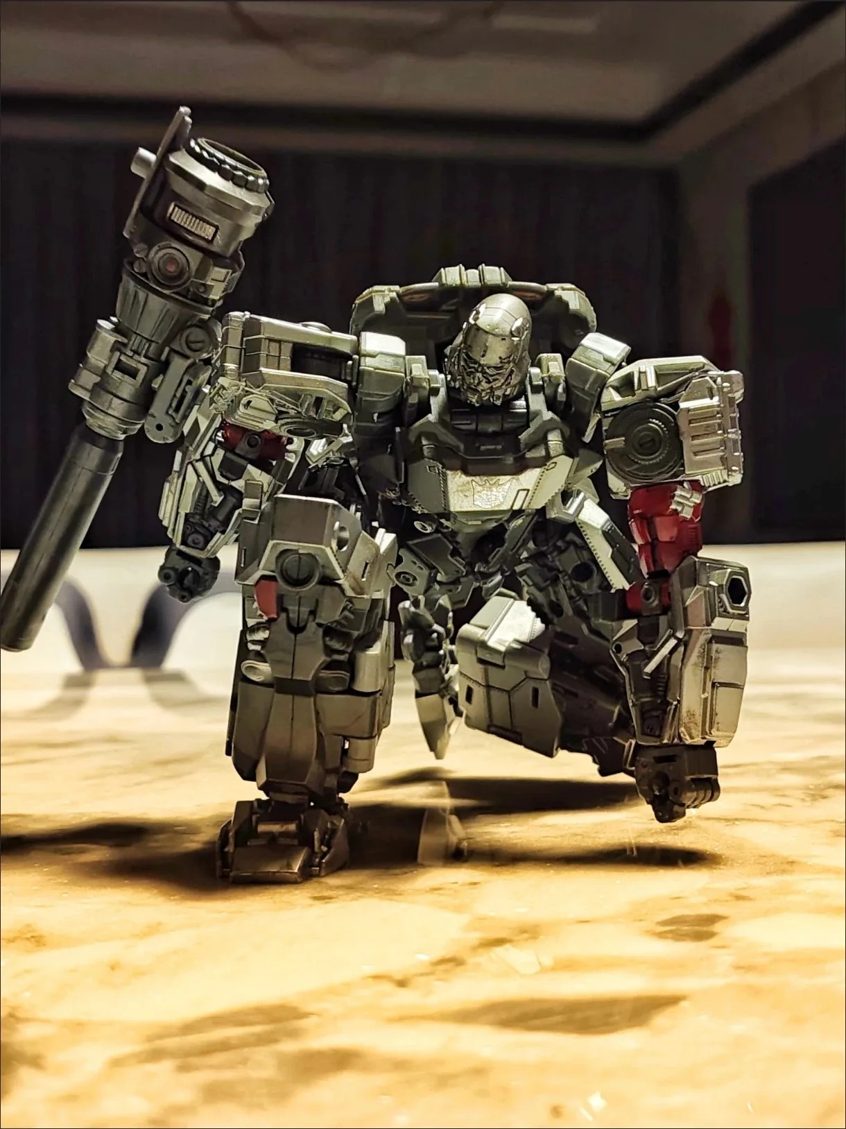 In Stock Transformation Toys Tank Aircraft Megatron 4-change Anime Action Figures Deformable Robot Model Boys Gift Collection