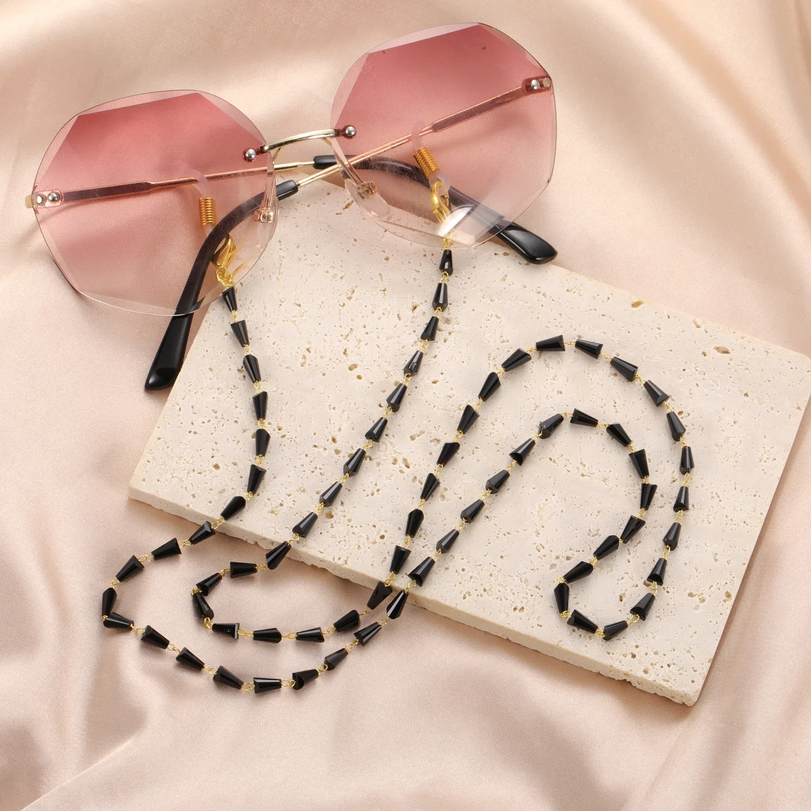 Correntes de óculos pretas e e - Women'S Fashion Reading Glasses avaliação e preço
