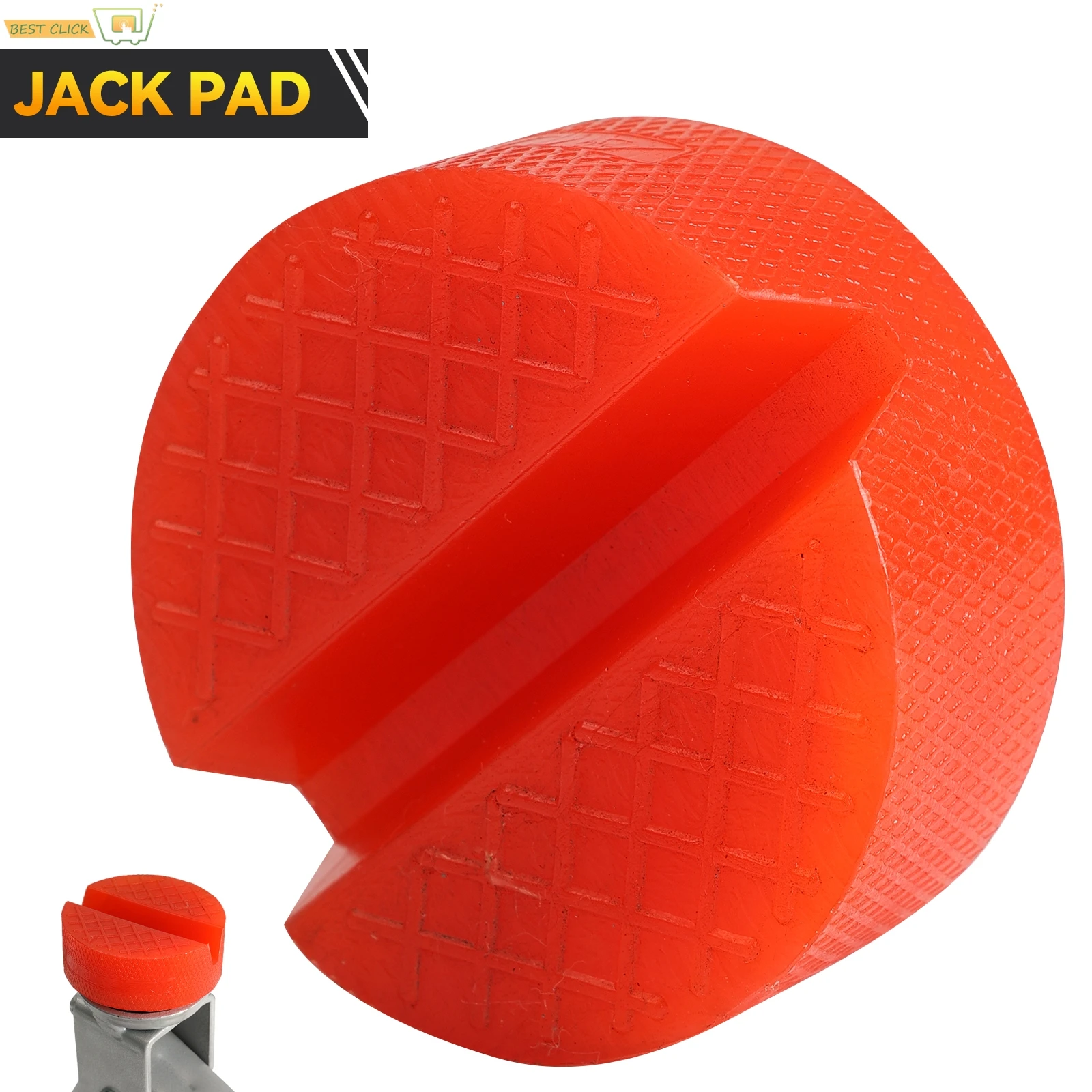 Universal Polyurethane Jack Pad Support Pinch Weld Slotted Floor Frame Rail Adapter Car Removal Repair Tool For VW Ford Renault
