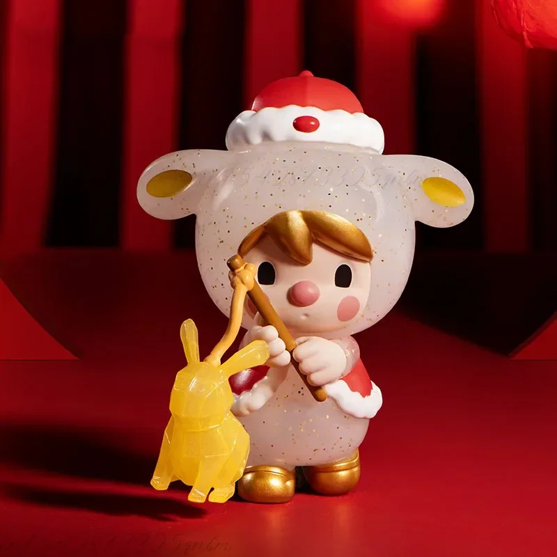 POP MART Skullpanda Three, Two, One! Happy Chinese New Year Blind Box Mystery Box Doll Cute Anime Figure Guess Bag Toys Desktop