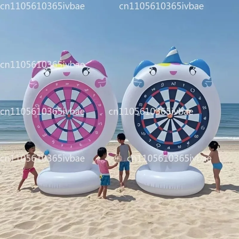 

Inflatable Target Sticky Darts Outdoor Garden Swimming Pool Children's Fun Toys Rabbit Birthday Party Decoration