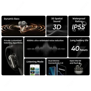 Globale Version Realme Buds Air 6 Pro TWS Headset 50 dB aktive Geräuschunterdrückung TWS LDAC IP55 Headset 40 Stunden Akkulaufzeit 10 Hauptverkauf Airpoda Pro - №9