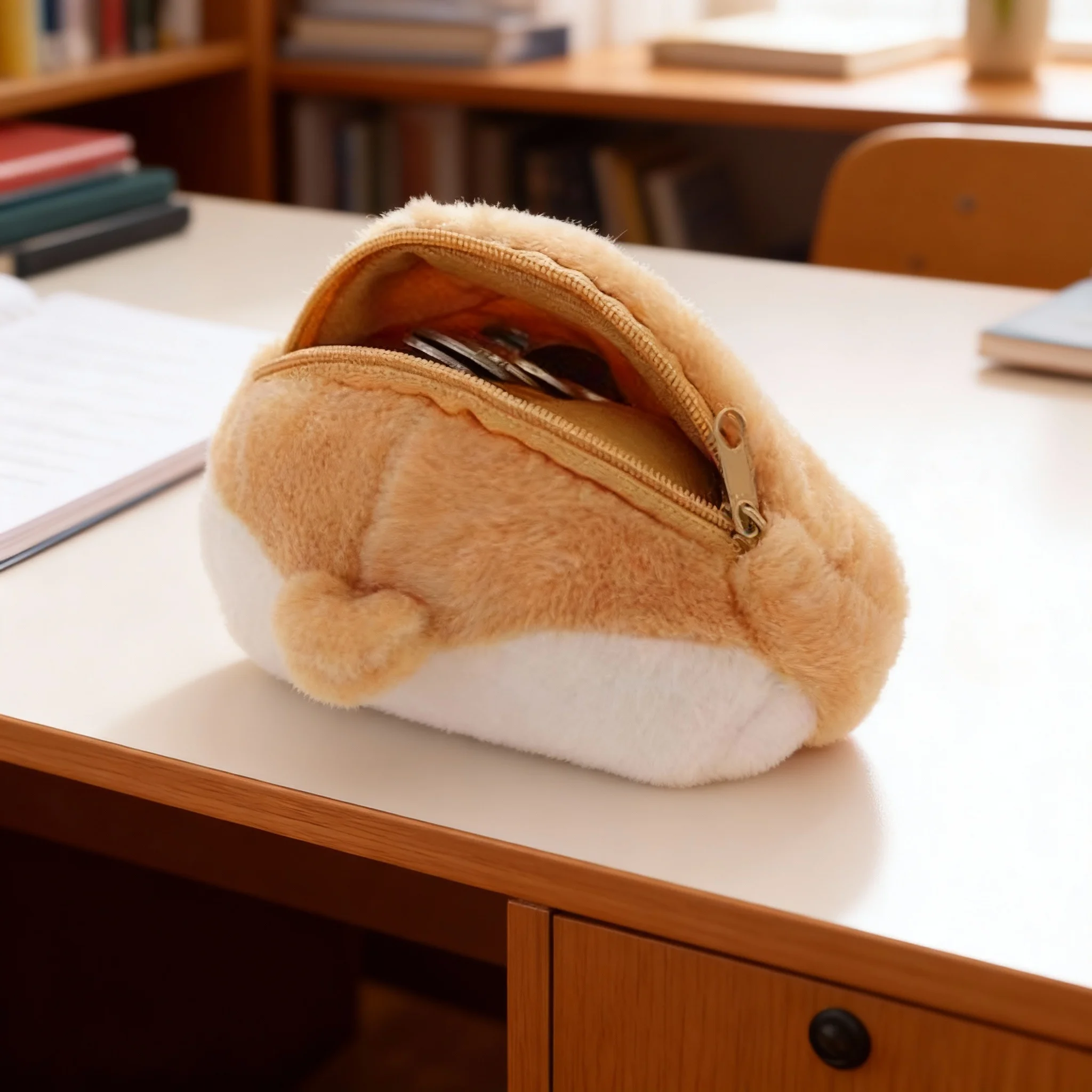 かわいいコーギーのお尻のぬいぐるみコインパース、クロスボディバッグ、ぬいぐるみ人形、柔らかくて愛らしい可愛いおもちゃ、男の子、女の子、子供へのプレゼント、誕生日プレゼント