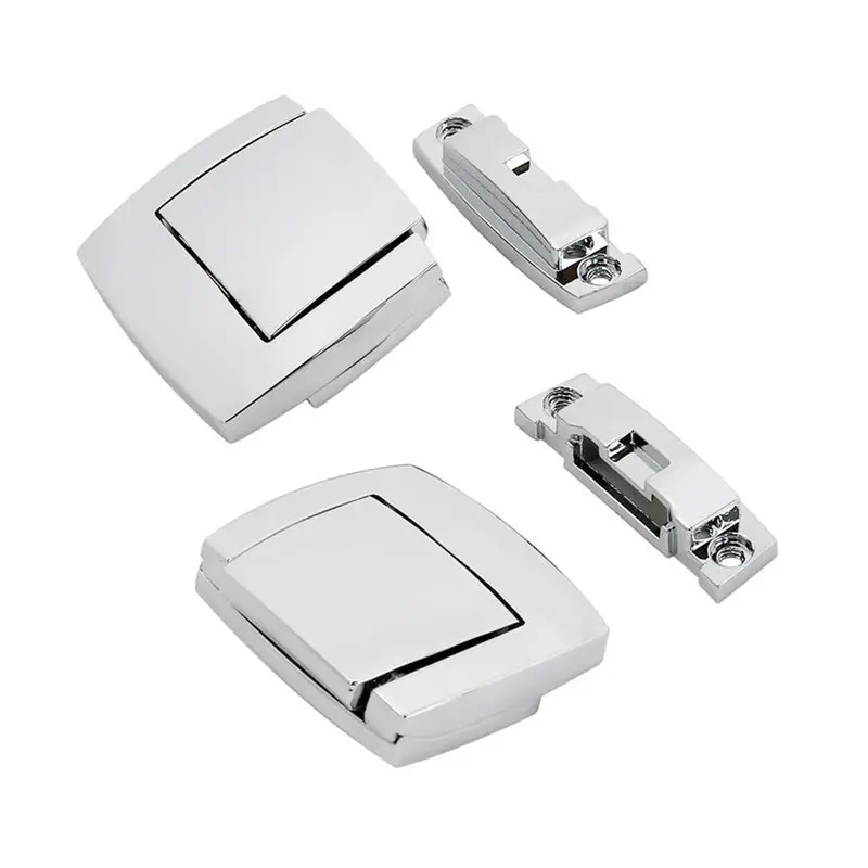M49K-Tour Pack Pak Latches Chrome For Touring Street Electra Road Glide Ultra Classic FLHTCU FLHTC Limited FLHTK