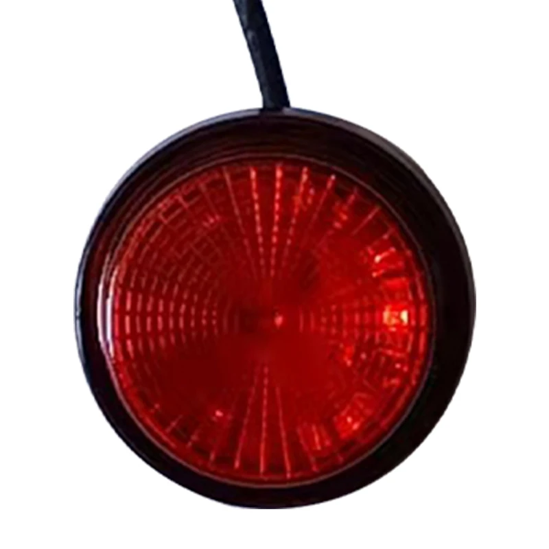 2pcs 12V/24V 2 Modes 12 LED Warning Emergency Strobe Light Flashing Revolving light Signal Lamp Truck Tractor Trailer Waterproof