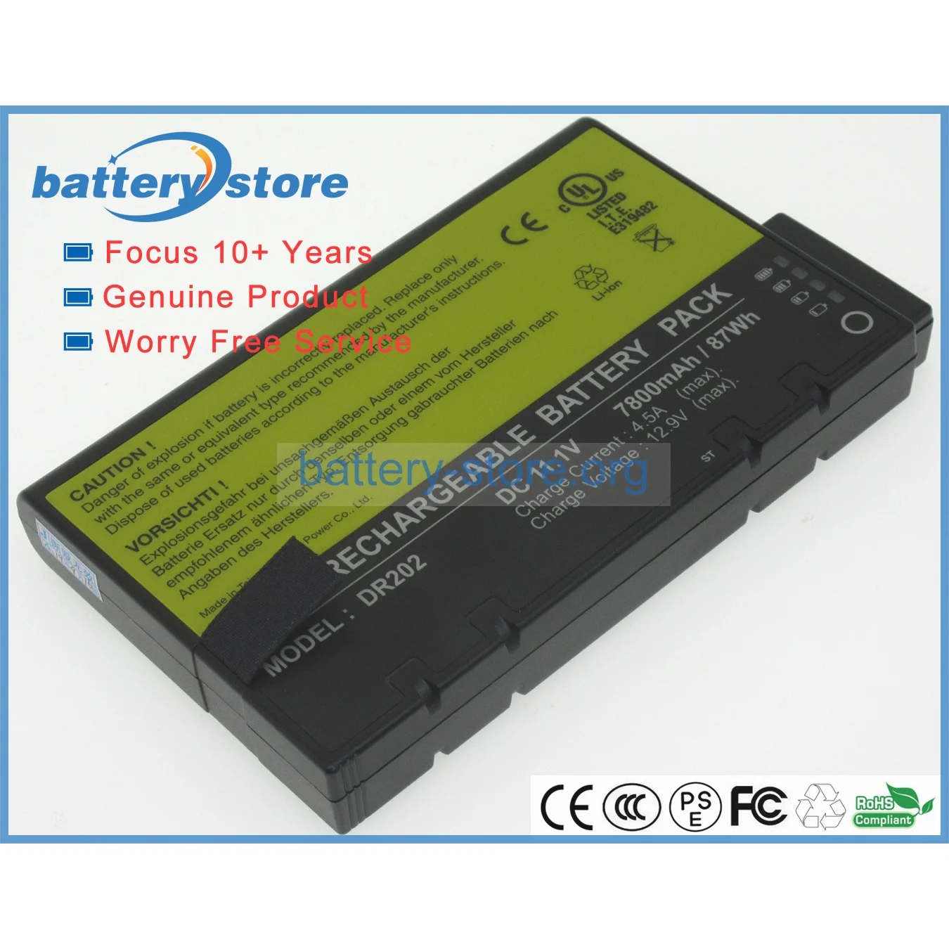 Genuine 11.1V, 7800mAh, 87W, Black Color Battery SP202B,DR202 for SAMSUNG  Laptop