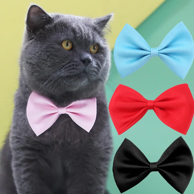 

1/10/20 Pcs Cute Pet Bowtie Loose Pet Bowtie Adjustable Bowtie Portable Collar Suitable for Small Pet Cat Dog Pet Accessories