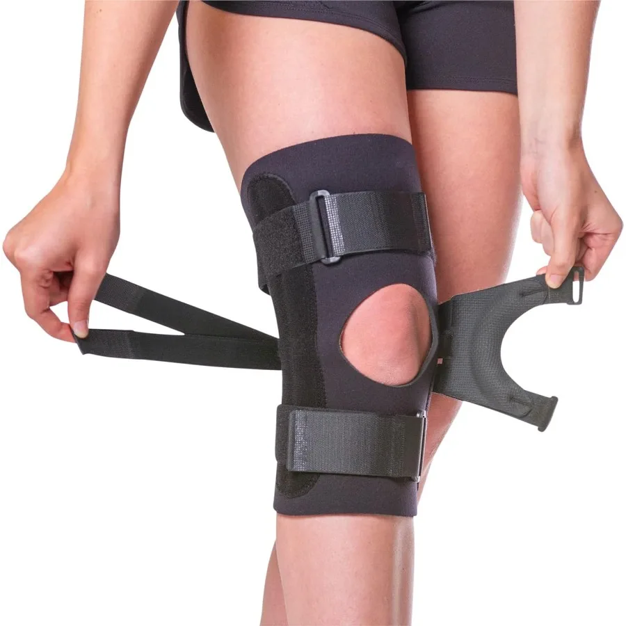 

BraceAbility J Patella Knee Brace - Lateral Patellar Stabilizer with Medial and J-Lat Support Straps for Dislocation Subluxatio