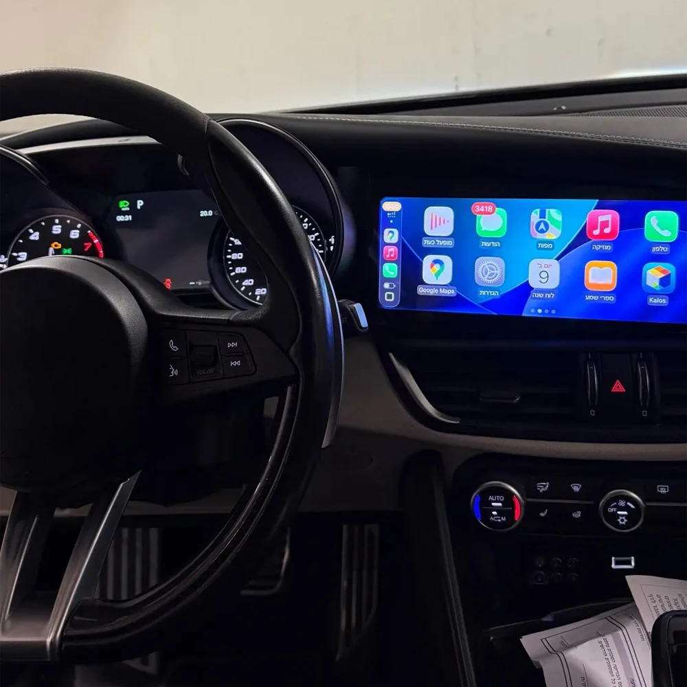 2026 Newest 10.25 ‘’ Android 15 for Alfa Romeo Stelvio Giulia Ram 2015-2020 GPS Navigation Car Multimedia Video Stereo Player
