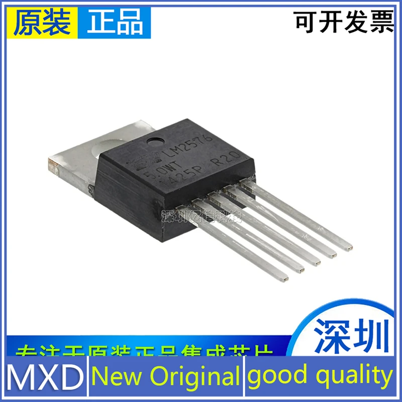 5Pcs/Lot New Original LM2576-5.0WT TO-220-5 Switching Regulator 3A 1.23V To 37V Good Quality In Stock