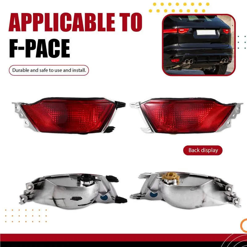 A98M Rear Bumper Light For Range Rover Sport Jaguar F-PACE T4A17151 For Range Rover Rear Bumper Light T4A17150