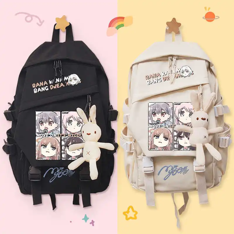 

Anime BanG Dream! Tomori Takamatsu Taki Shiina Anon Chihaya Schoolbag Backpack High-capacity Casual Shoulders Bag Student