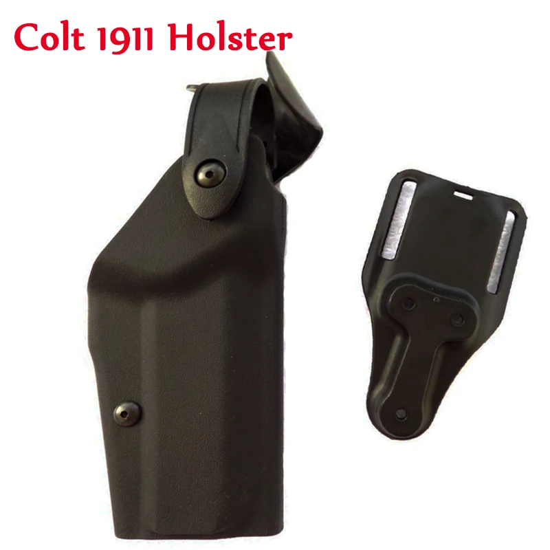 

Tactical Gun Belt Holster Men Airsoft Paintball Shooting Hunting Gun Holster Right Hand Quick Release Colt 1911 Pistol Holster