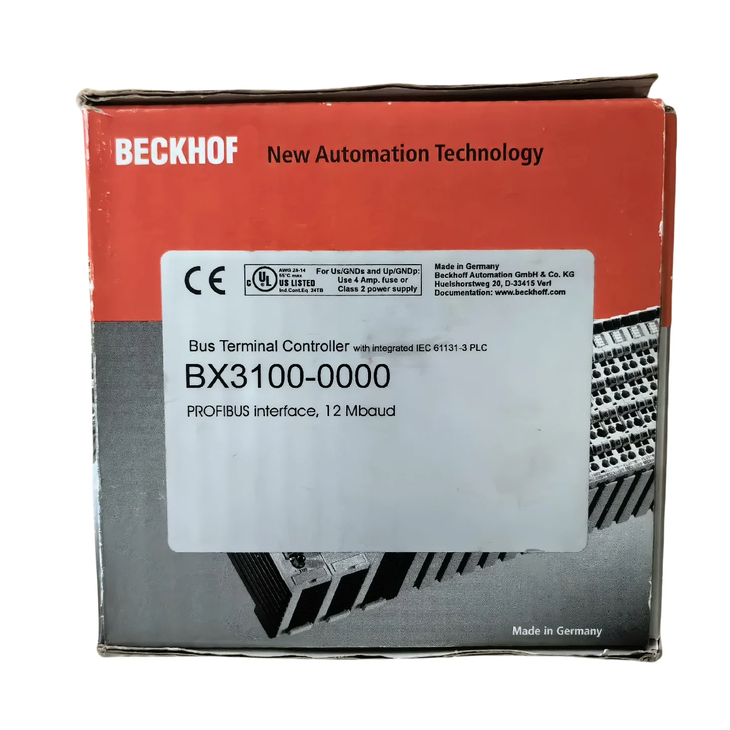 

BX3100 PLC Module for BECKHOFF BX3100-0000