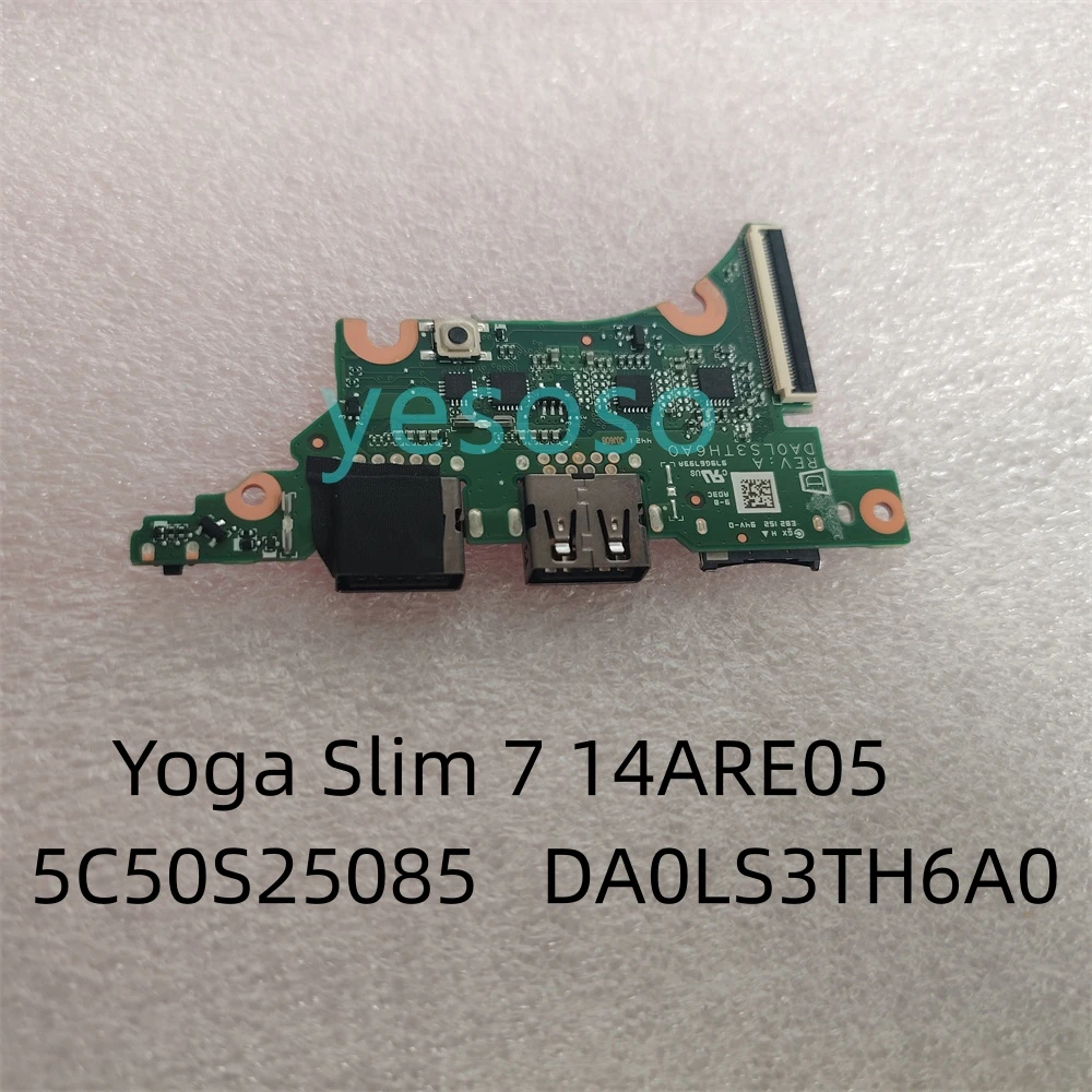 

5C50S25085 USB board for Lenovo Yoga Slim 7 14ARE05 power button card reader With Cable DA0LS3TH6A0 100% Tested OK