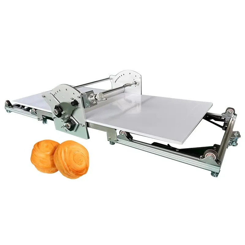 

【Factory Price】Table Top Manual Shortening Machine Dough Roller Machine Dough Sheeter For Croissant Pizza Bread