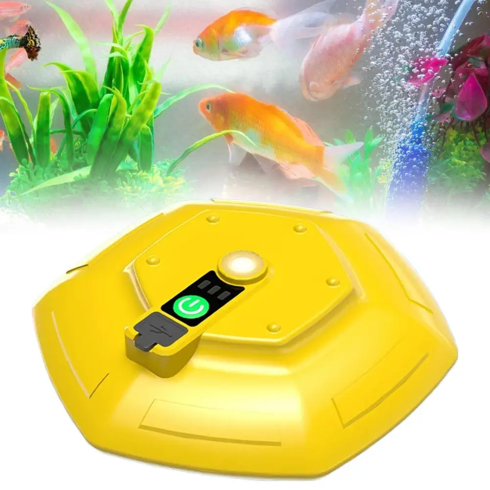 

Portable Rechargeable Aquarium Oxygen Pump IPX7 Waterproof Floating Fish Tank Aerator for Outdoor Fishing