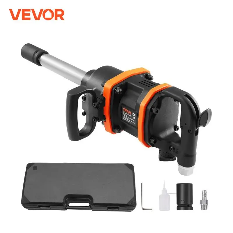 VEVOR 1 Inch Air Impact Wrench High Reverse Torque Outpu Pneumatic Impact Gun for Heavy Duty Repairs and Maintenance Car Tire