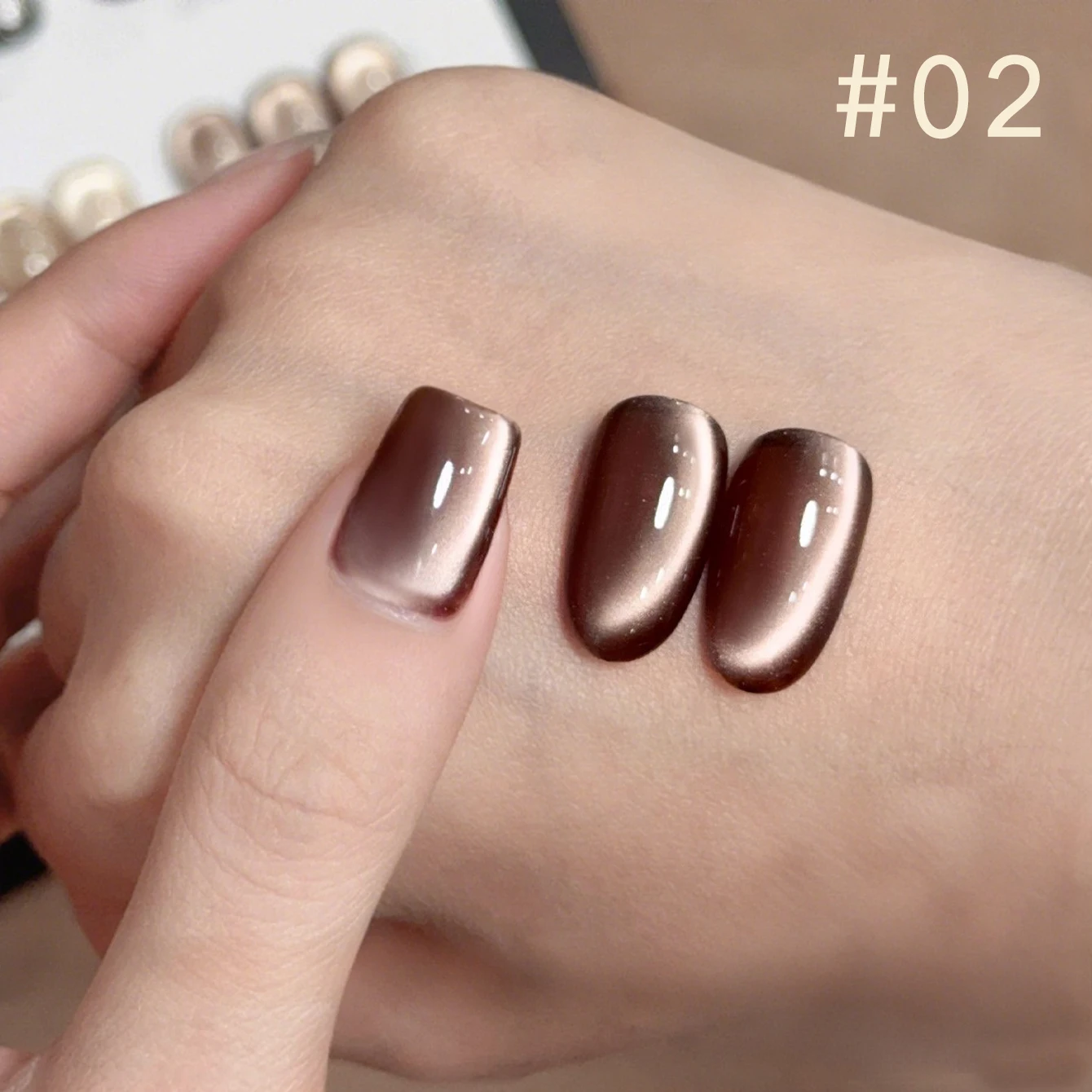 MIANEL 93A 10 مل جل عين القطة باللون البني والكراميل، تبييض، حريري ناعم ومتألق، بني ميلارد، 2025 جديد، خريف وشتاء #4