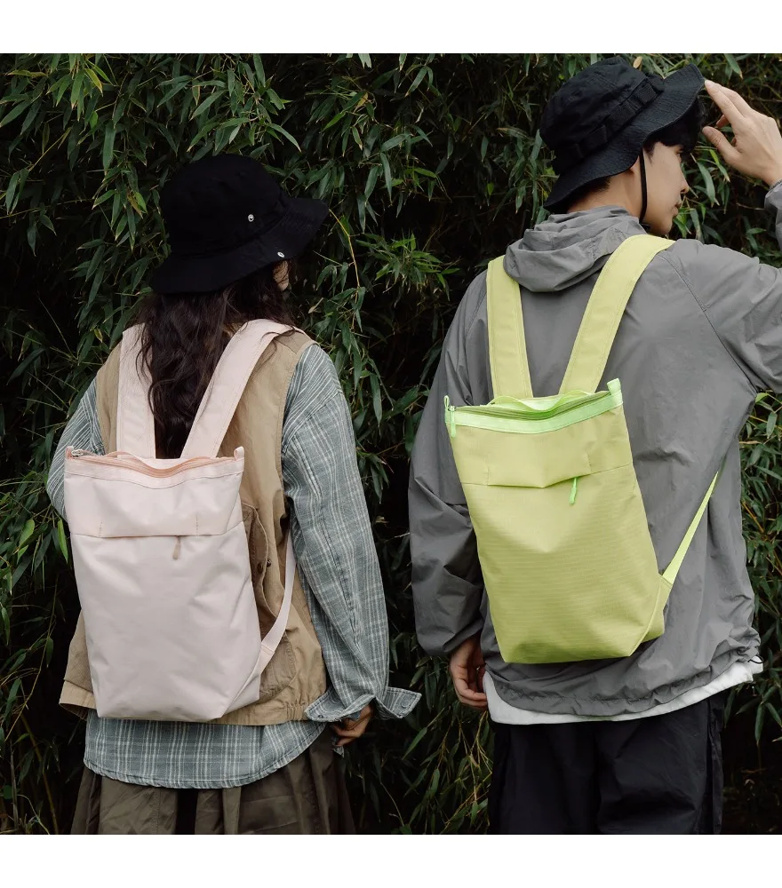 Large capacity hiking commuting light backpack cycling storage small backpack simple outdoor hiking bag women's shoulders