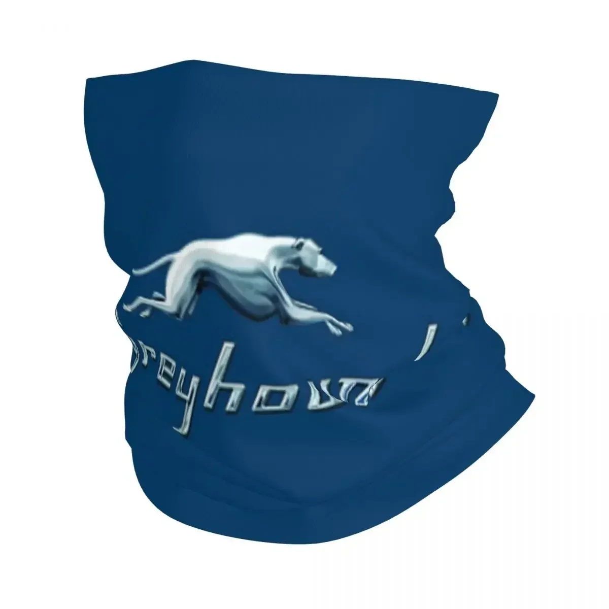 Greyhound Blue Bus Logo Bandana scaldacollo stampato sciarpa magica copricapo caldo Running Unisex adulto antivento