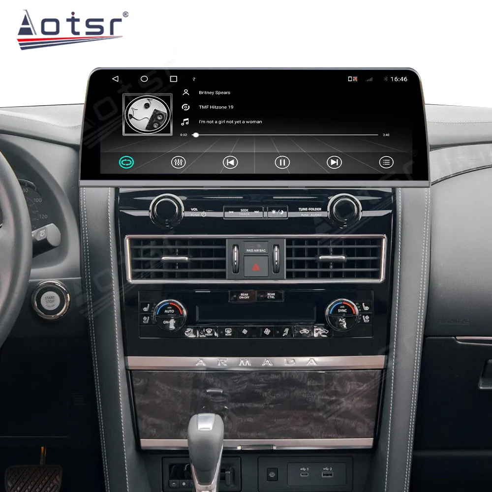16.9’’ Android 13 Carplay For Nissan Amanda GPS Navigation Car Radio 2K HD Touch Screen Multimedia Auto Stereo
