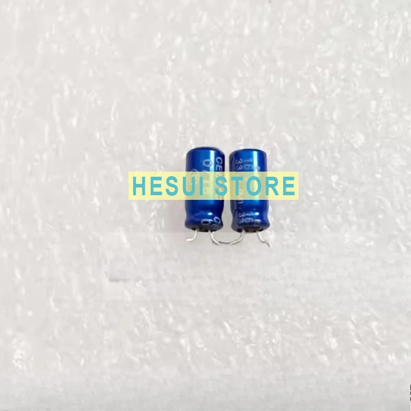 10PCS Audio Fever Capacitor 16V33UF 5X11 Blue Robe 85 Degree, Short Foot, Electrolytic