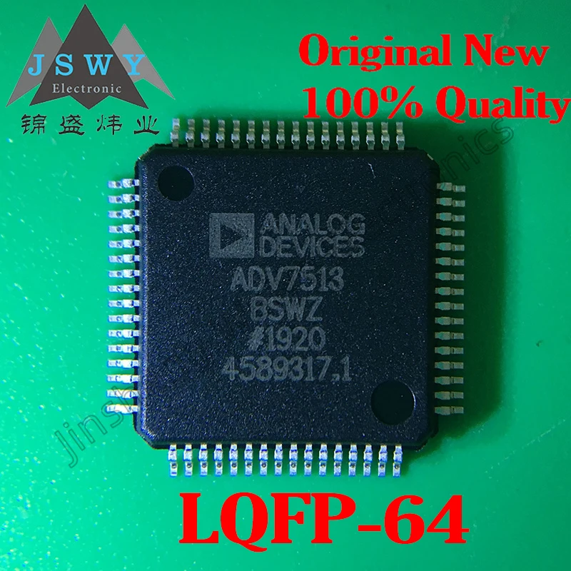 5-50PCS ADV7513BSWZ ADV7513 LQFP64 ft Audio and Video Encoder 100% Brand New Original In Stock Free shipping